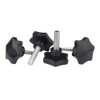 Yudesun Hardware Accessories Star Handle Screws - M10 M12 Plum
