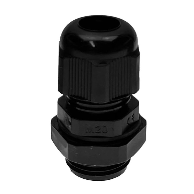 Pack of 10 M20 x 1.5 (Plastic/Black) Cable Gland /