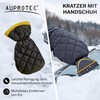 AUPROTEC Ice Scraper Lined with Glove, Warming Snow Scraper Car