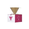 ATHIA Golden Stainless Steel Reusable Coffee Filter, Pour Over Cone