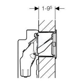 GEBERIT Geberit 115610001 Einwurfschacht fr Unterputz-Splkasten 115.610.001, Reinigungswrfel