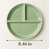 Ceramic Divided Plate Set for Everyday Meals – 3-Section Serving