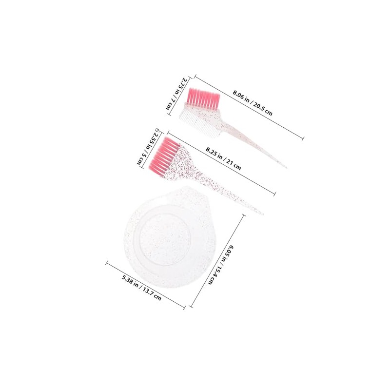 FUOYLOO Juego de 3 Piezas Cuenco para Teir el Cabello