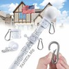 2 inch Flag Pole Clip M5 Spring Snap Hooks 304