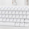 White Keycaps - 136 Keys Crystal Jelly Translucent Keycaps 75