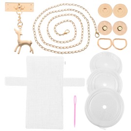 Operitacx Lasting Knitting Bag Supply Bag Making Kit Handmade Bag Materials White for Craft