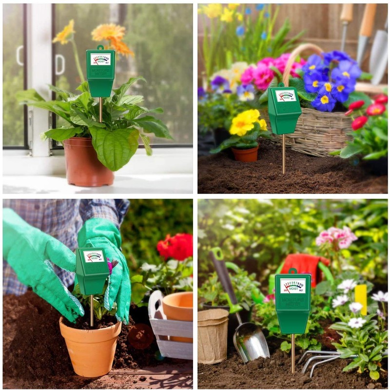 Hathdia Soil Moisture Meter,Plant Hygrometer Moisture Sensor Plant Water Monitor