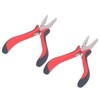 2pcs Hair Extensions Plier Ergonomic Handle Skid Resistance 2 Holes