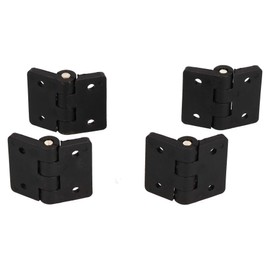 4 Pack Black Polymide Hinge Reinforced Plastic 40x48mm Italian Made Industrial