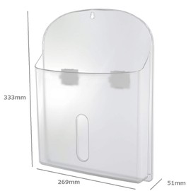 Lion Office Machine, Strong Magnetic Pocket, MP-A4SN, A4, Transparent