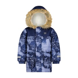 OSHKOSH B'GOSH Boys' Heavyweight Ski Jacket and Snowbib Snowsuit Set (Blue, 5-6)