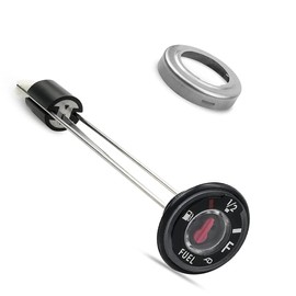 Riloer Fuel Gas Cap Gauge Meter 142mm, Compatible with Kawasaki Bayou 220 Klf220 250 Klf250 300 Klf300 400 Klf400 Prairie 300 Kvf300 Prairie 400 Kvf400, Replace/OEM 52005-0735 52005-1086