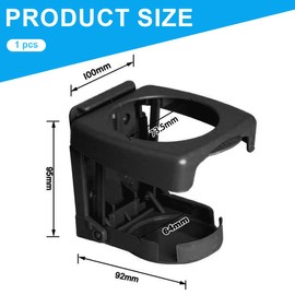 HAMKU Getränkehalter Auto, 1 Stück Auto Becherhalter, Universell Verstellbarer Auto-Belüftungs, Getränkehalter Auto Lüftung, Flaschenhalter Für Auto Kaffeebecher Und Getränkedose, becherhalter auto