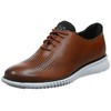 Cole Haan Mens 2 Zerogrand LSR Wing British Tan/Black/Ivory 12