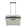 Igloo Bone White and Gray 60-Quart Sunset Roller Cooler -