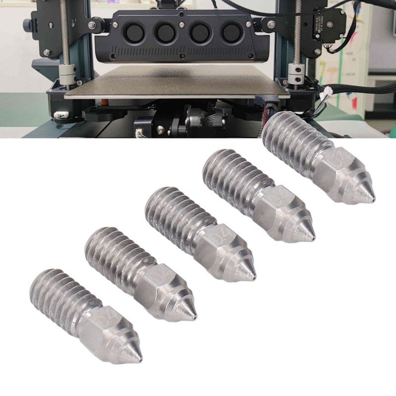 0.4mm Nozzles Kit High Flow High Temp Resistant Stainless Steel