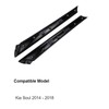 Windshield Trim Pillar LH RH 2P Compatible with 2014-2018 Kia