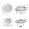 BEYLAB Set of 3 Stainless Steel Sieves for Oil Burners
