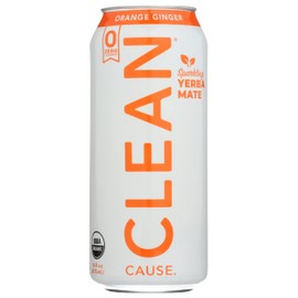 Clean Cause Ready to Drink Orange Ginger Tea, USDA Organic, 16 Fluid Ounce (Pack of 12)
