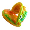 Swim Ring Awning Unique Shape Gasbag Comfortable Backrest Swimming Ring