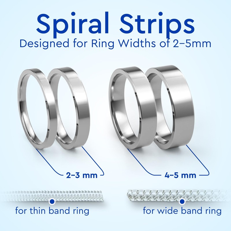 Ring Sizer Adjuster for Loose Rings - 12 Pack, Guards,