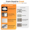 QILIPSU UL94-V0 Outdoor WiFi Enclosure 13.8"x9.9"x5.9" Waterproof Electrical Junction Box