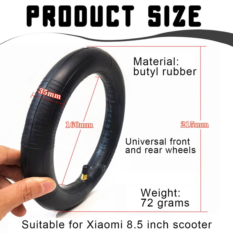 8.5 Inch Scooter Hose, Thickened, 8 1/2 x 2 Hose
