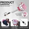 Magnetic Badge Holder with Strong Magnet Back, Silly Goose Retractable