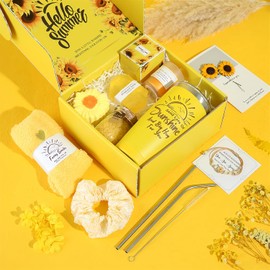 8Pzs Regalos de Cumpleaos para Mujereskit spakit de bao mujeraregalos para mujerset de regalo para mujerregalos para noviamamregalo mujerRegalos festivos (Girasol)