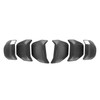 MAX COOL 6pcsPCS Car Tail Light Lamp Cover Trim Frame