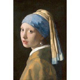 BAYBY- Johannes Vermeer Girl with a Pearl Earring 1000 Piece Jigsaw Puzzle for Adults, Plastic Puzzles for Family or Kids, Art Puzzle, No Dust, 29.5"x19.7", Oil Painting Puzzle…
