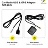 Aftermarket Radio Backup Camera RCA Harness Adapter, 16-Pin Car Stereo