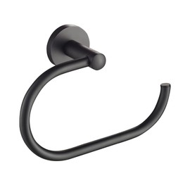 KRAUS Elie Bathroom Towel Ring, Matte Black Finish, KEA-18825MB