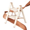 GameGem 2 Step Ladder, Folding Step Stool with Wider Pedal,