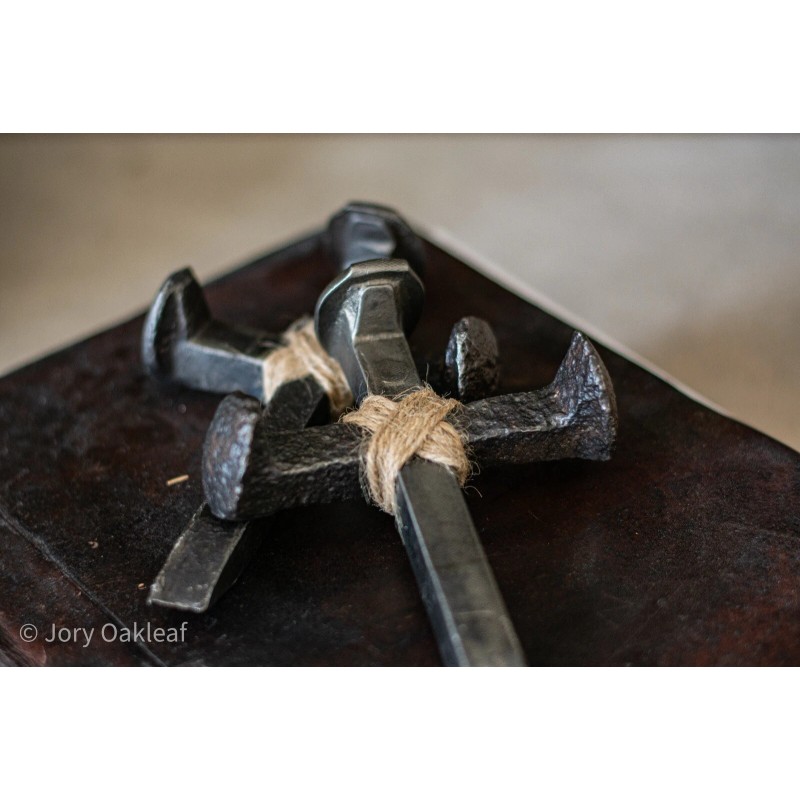 Handmade Rustic Railroad Spike Cross