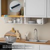 AmonHouseware 2Pack Under Shelf Basket Organizer,Adjustable Hanging Holder Storage for