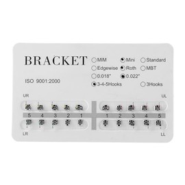 Brackets Ortodoncia Metálicos 20piezas Mini Roth Ganchos 345 0.022