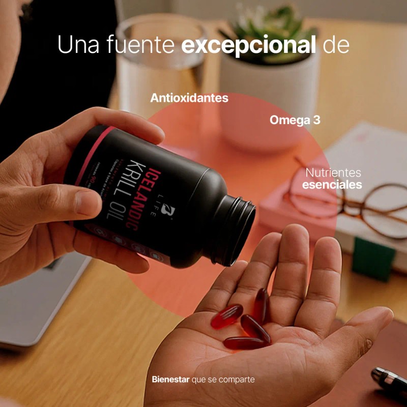 Aceite de Krill Con 90 Cpsulas 1000mg Alta Concentracin 90