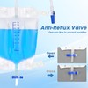 Dedsio 750ML Urinary Leg Bag Catheter Leg Bags for Men