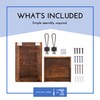 Wall Mount Ironing Board Holder - Space Saver with Hardware