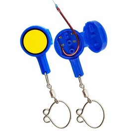 2pcs Fishing Gear Knot Tying Tool,Fishing Hook Tying Tool,Cover Fishing Hooks While Tying Strong Fishing Knots,Fishing Accessories for Beginner Anglers,Hook Tyer,Fishing Tool Equipment(blue)