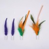 Chtoocy Cat Toy Feather Attachments Replacements - 4PCS Feather Replacements