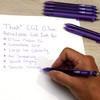 THINK2MASTER [24 Pens - Purple Ink] Think2 0.7mm CGI Retractable