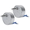 2 Pcs AC Synchronous Motor 50TYC 5 to 6 RPM