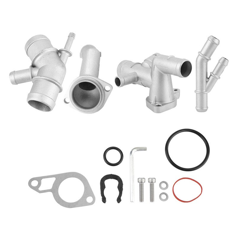 Cast Aluminum Thermostat Housing Water Pipe CNC for MK4 1.8T