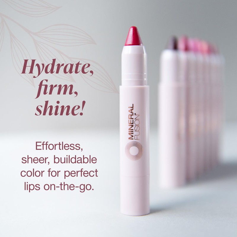 Mineral Fusion Sheer Moisture Lip Tint, Smolder, 0.10 Ounce (Packaging