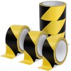 12 Pack Hazard Safety Warning Stripe Tape Bulk, 2 Inch