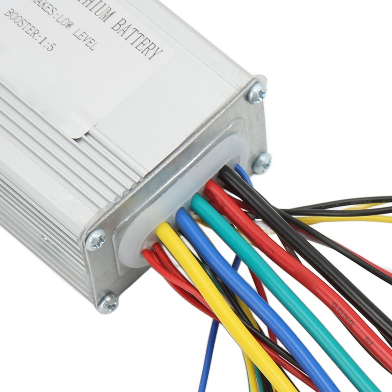 Electric Cycle Brushless Square Wave Controller with Lamp Wire for