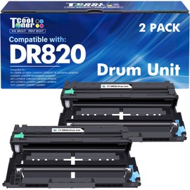 DR820 DR-820 DR 820 Drum Unit Black Compatible for Brother DR820 HL-L6200DW Drum Unit for HL-L6200DW HLL6200DW L6200DW MFC-L5850DW MFC-L5900DW MFC-L5700DW HL-L5200DW L5200DWT Printer Ink 2 Pack