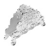 Napkin Holder European Style Metal Hollow Flower Pattern Paper Tissue